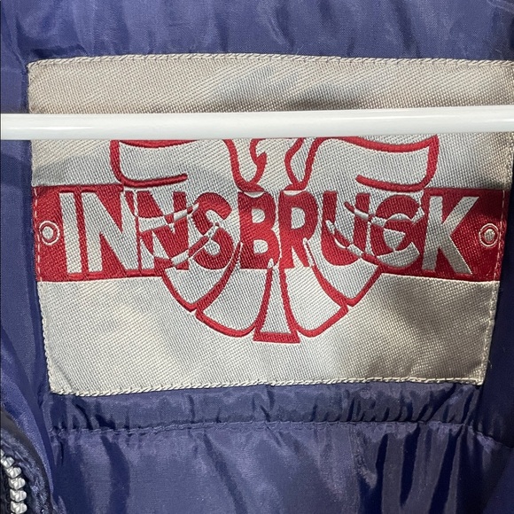 Innsbruck Vintage Men's Blue and Red Ski Jacket - Picture 2 of 13